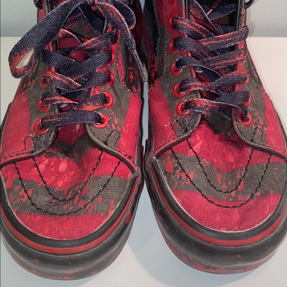 Vans Horror Nightmare on Elm Street Freddy Krueger- men’s 4.0 / women’s 5.5 - Picture 8 of 14